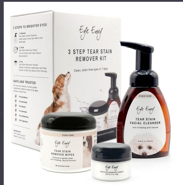 Набор Eye Envy 3-Step Tear Stain Remover Kit for Dogs №4 404 фото