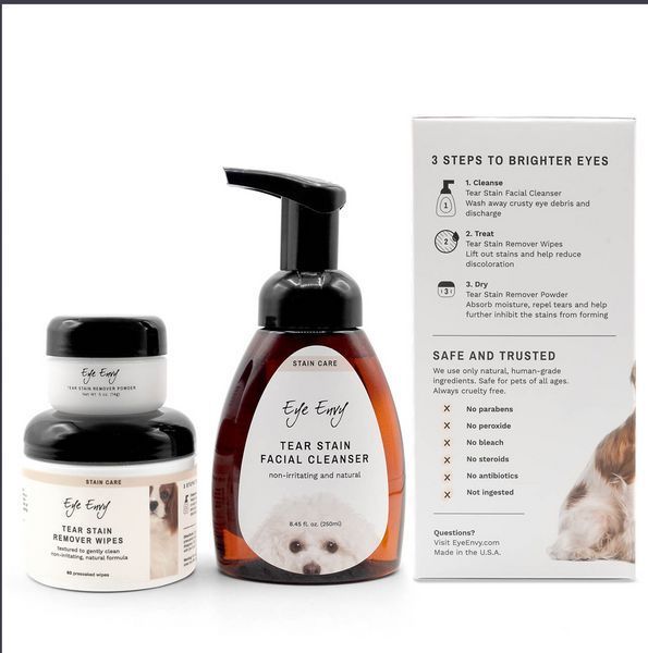 Набор Eye Envy 3-Step Tear Stain Remover Kit for Dogs №4 404 фото
