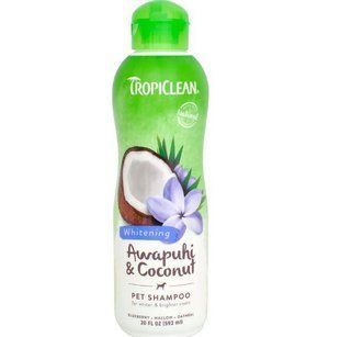 Tropiclean Awaphi & Coconut шампунь 355 мл для собак з білою шерстю (імбир/кокос) 1212064520 фото