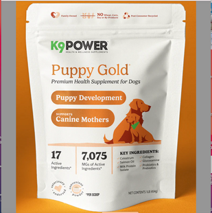 К9 Puppy Gold&trade; харчова добавка для цуценят, для вагітних та годуючих сук 454 г Puppy Gold фото