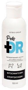 Dr.Pets антисептичний шампунь з фітосфінгозином, хлоргексидином для котів та собак 150 мл 454 фото