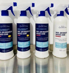 Знищувач плям і запахів, контроль повторних міток для собак, котів Queen Clean (Квін Клін) 30893 фото