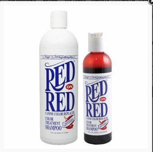 Шампунь Chris Christensen RED on RED для шерсті червоних відтінків для собак 498 фото